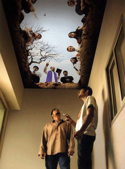 Smoking Room Ceiling Mural