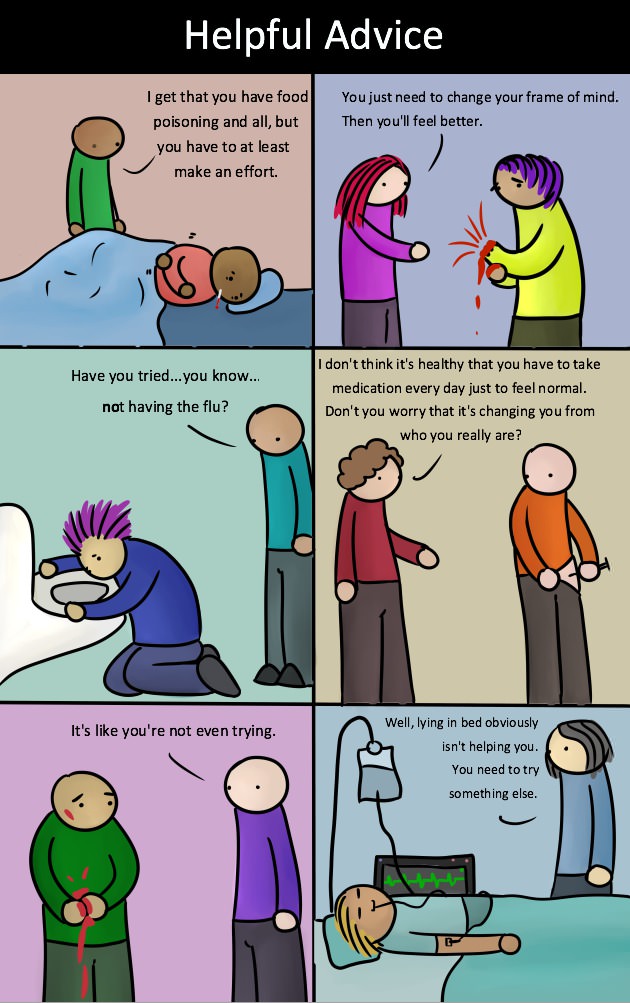 If physical diseases were treated like mental illness