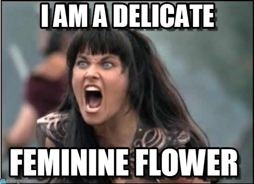 I am a delicate feminine flower