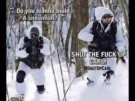 Carl and the snowman